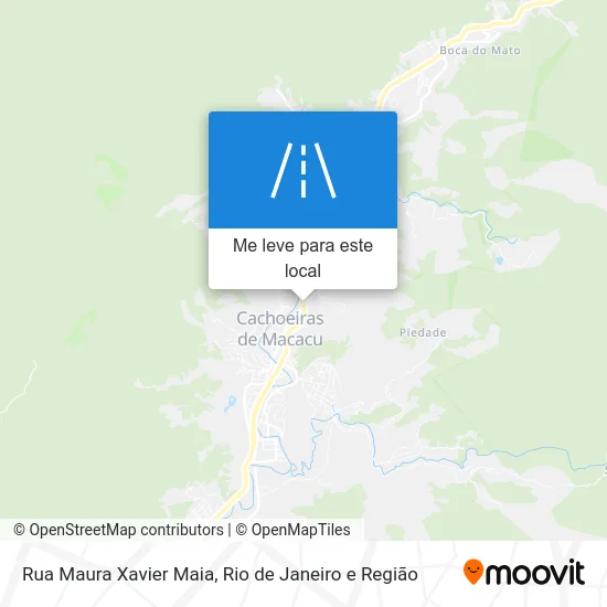 Rua Maura Xavier Maia mapa