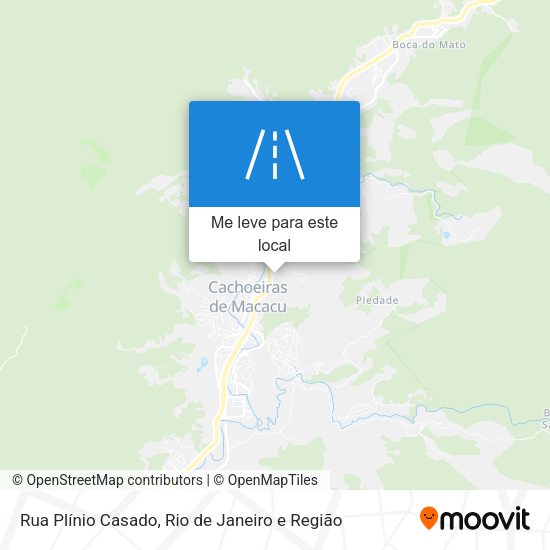 Rua Plínio Casado mapa