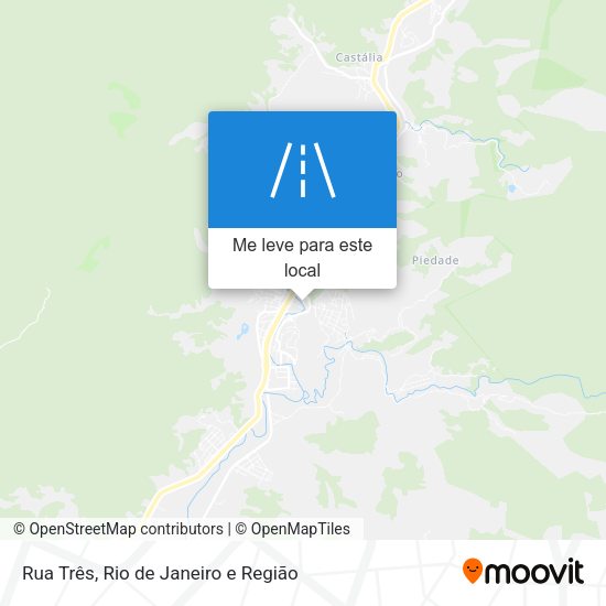 Rua Três mapa