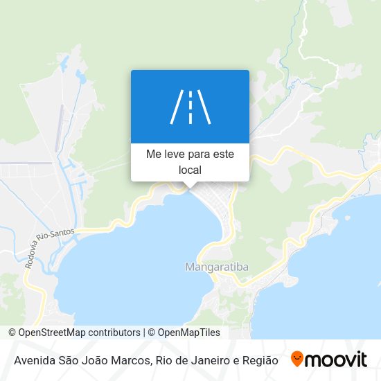 Avenida São João Marcos mapa