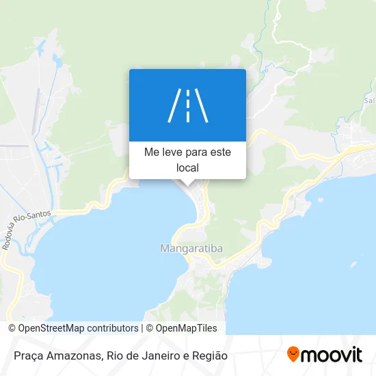 Praça Amazonas mapa