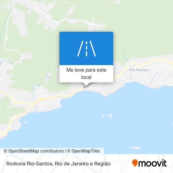 Rodovia Rio-Santos mapa