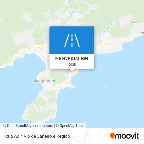 Rua Adir mapa