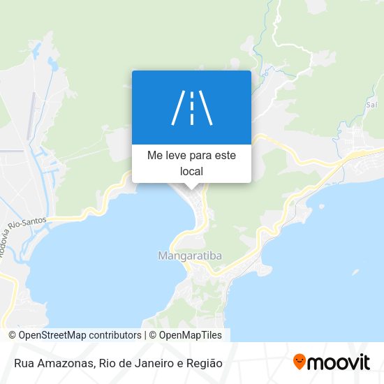 Rua Amazonas mapa