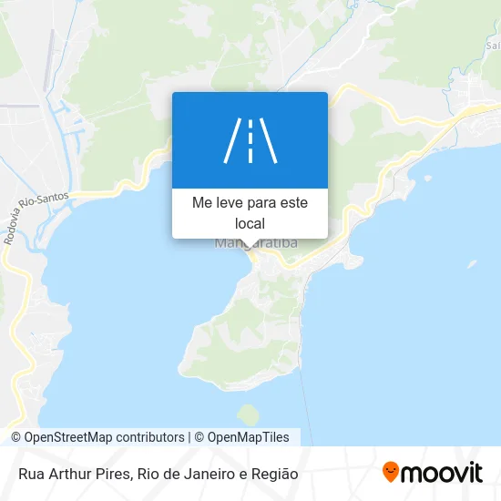 Rua Arthur Pires mapa