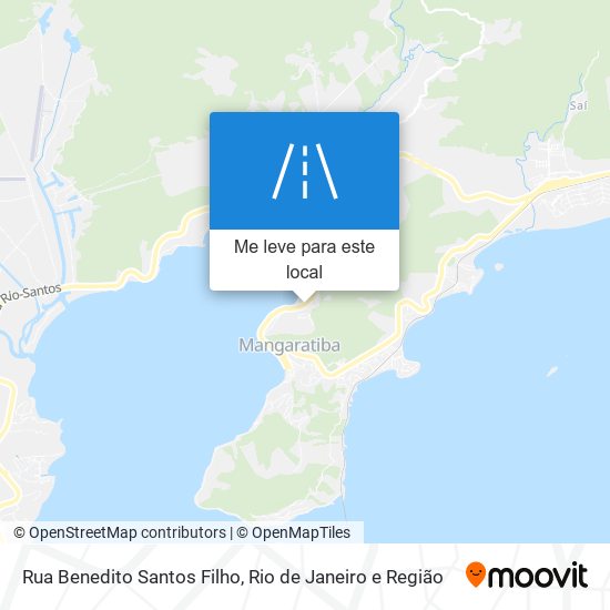 Rua Benedito Santos Filho mapa