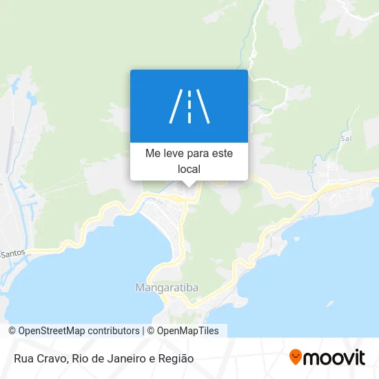 Rua Cravo mapa