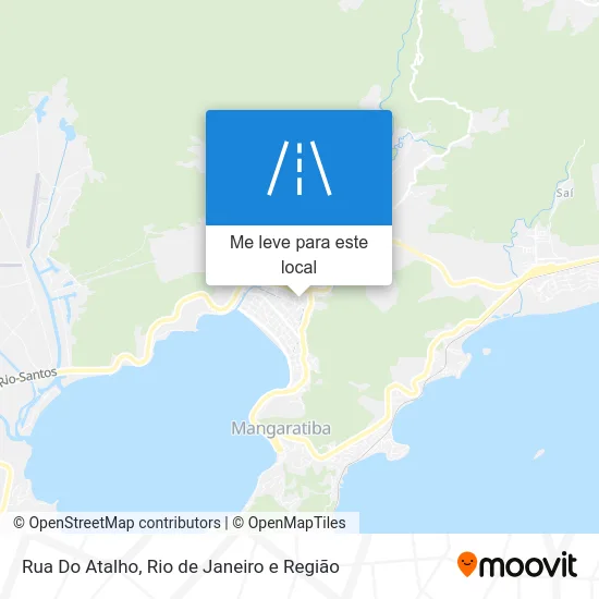Rua Do Atalho mapa