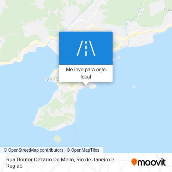 Rua Doutor Cezário De Mello mapa