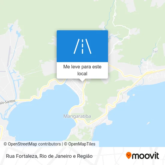 Rua Fortaleza mapa
