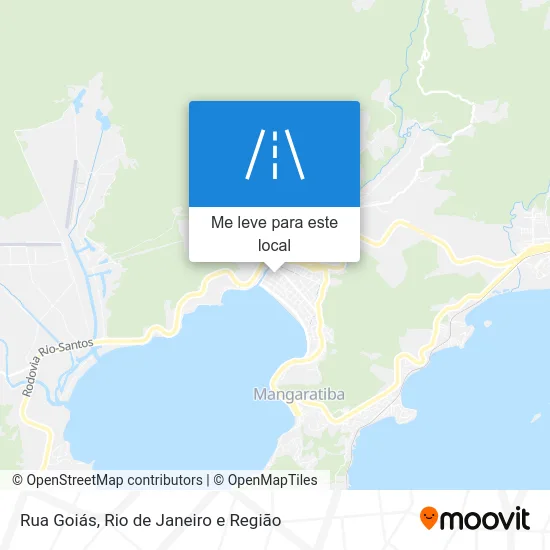 Rua Goiás mapa