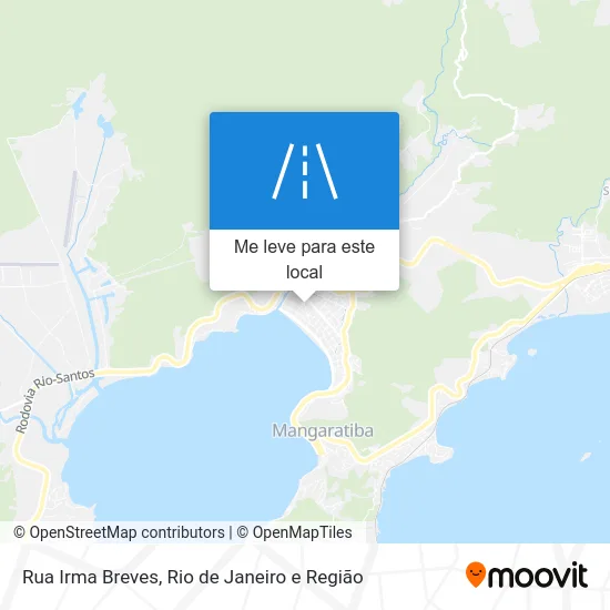 Rua Irma Breves mapa