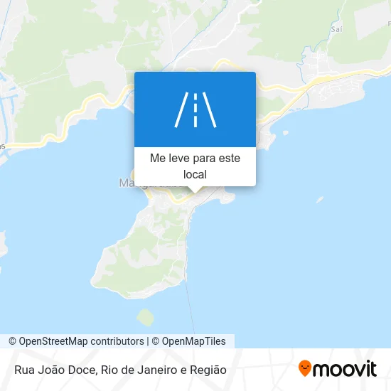 Rua João Doce mapa