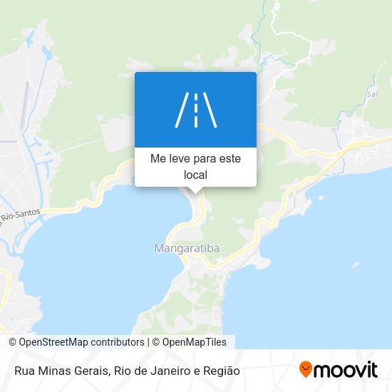 Rua Minas Gerais mapa