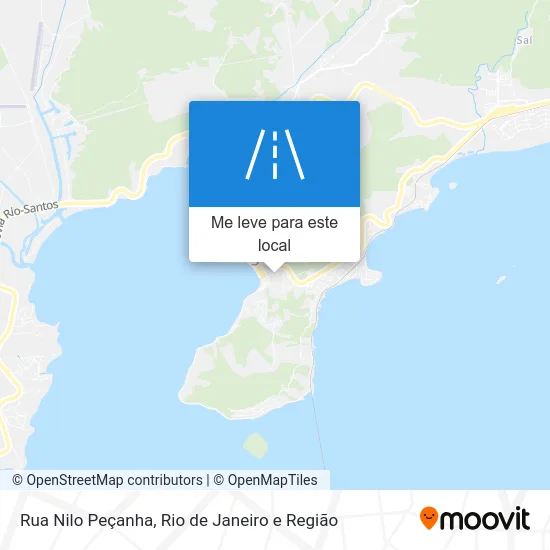 Rua Nilo Peçanha mapa
