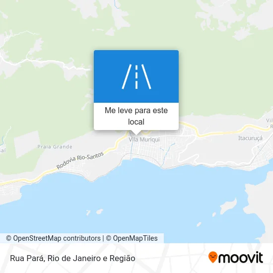 Rua Pará mapa