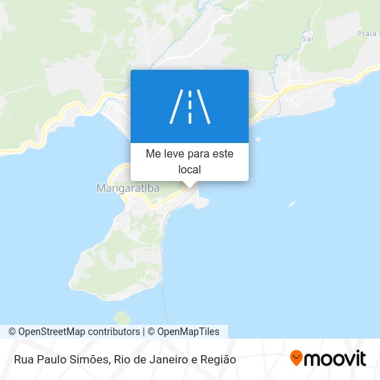 Rua Paulo Simões mapa