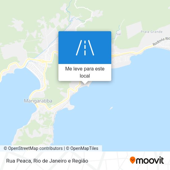 Rua Peaca mapa