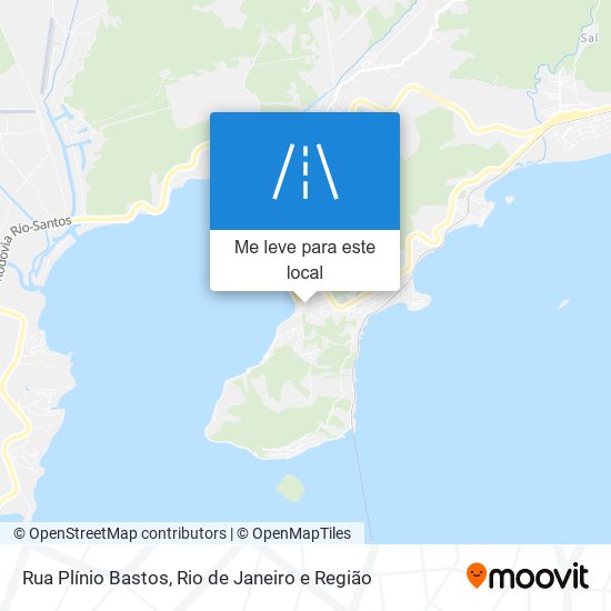 Rua Plínio Bastos mapa