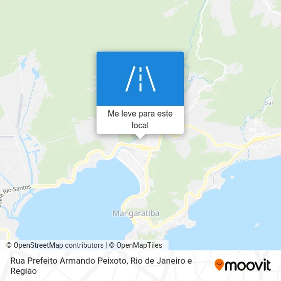 Rua Prefeito Armando Peixoto mapa