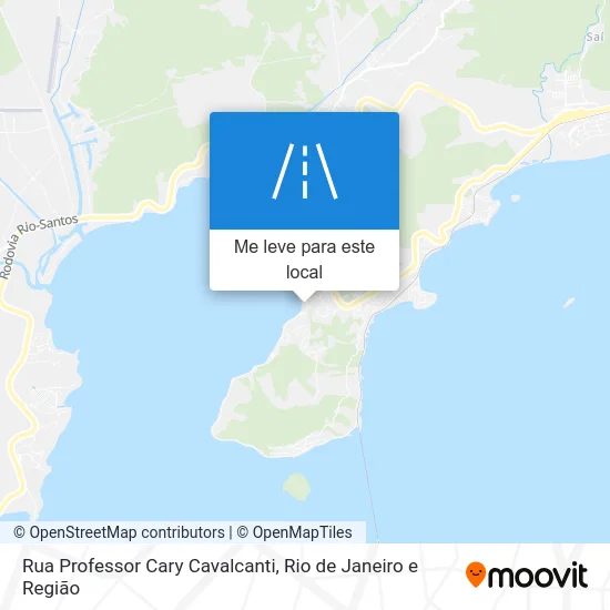 Rua Professor Cary Cavalcanti mapa