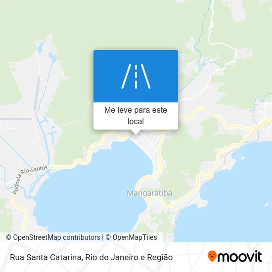 Rua Santa Catarina mapa