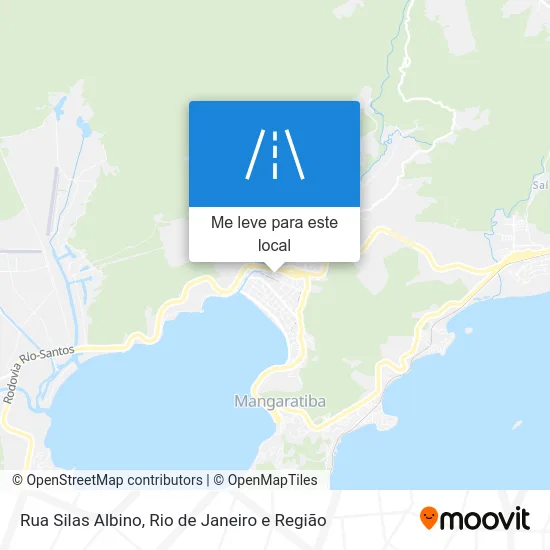 Rua Silas Albino mapa