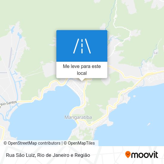 Rua São Luiz mapa