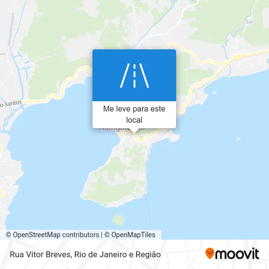 Rua Vitor Breves mapa
