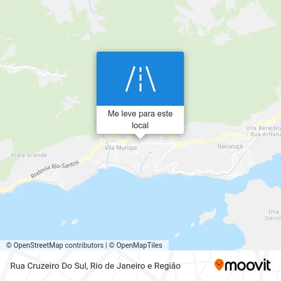 Rua Cruzeiro Do Sul mapa