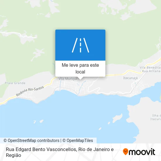 Rua Edgard Bento Vasconcellos mapa