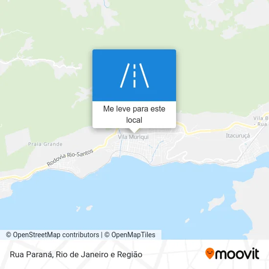 Rua Paraná mapa