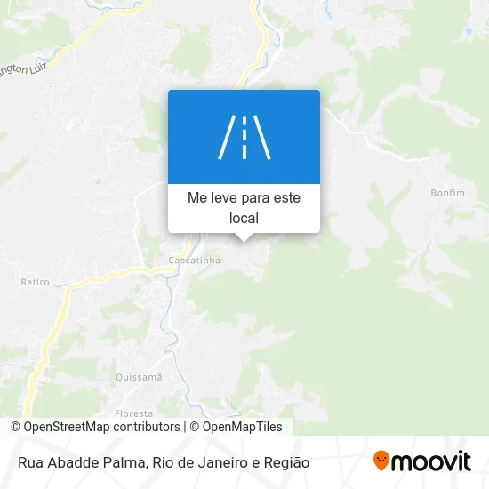 Rua Abadde Palma mapa