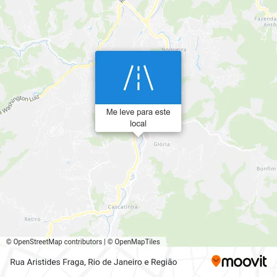 Rua Aristides Fraga mapa