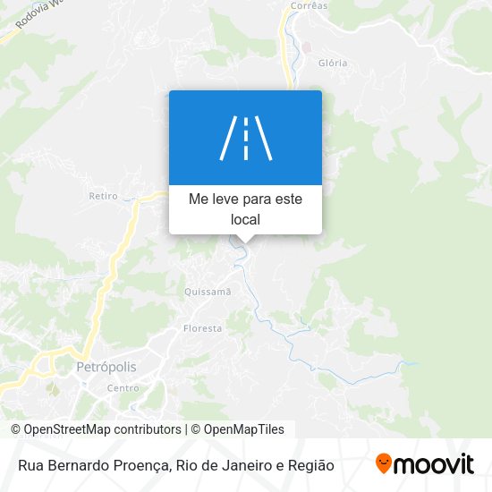 Rua Bernardo Proença mapa