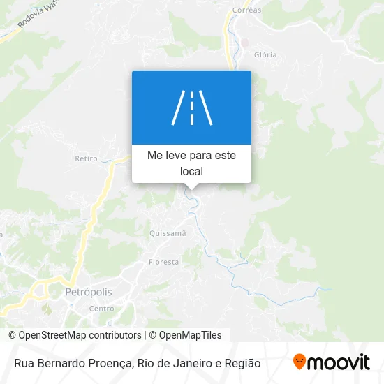 Rua Bernardo Proença mapa