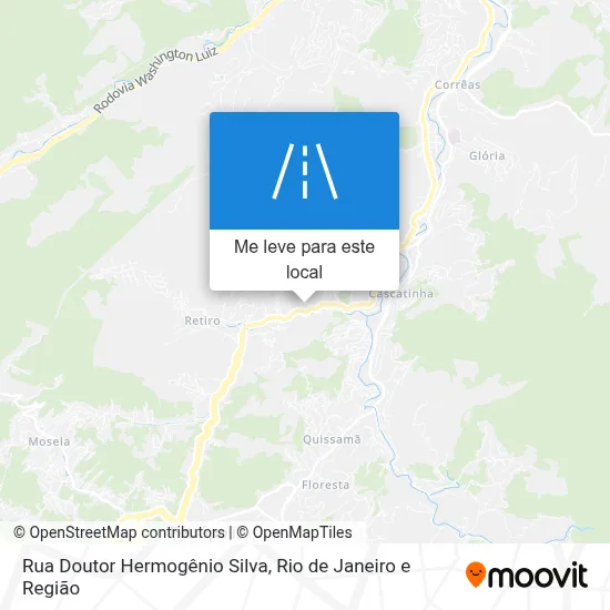 Rua Doutor Hermogênio Silva mapa