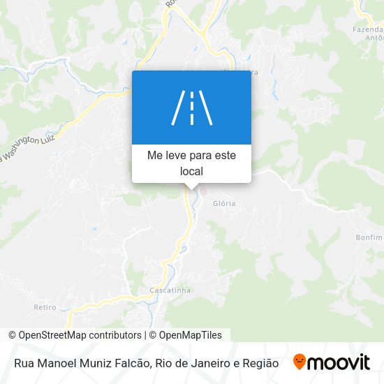 Rua Manoel Muniz Falcão mapa