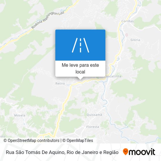 Rua São Tomás De Aquino mapa
