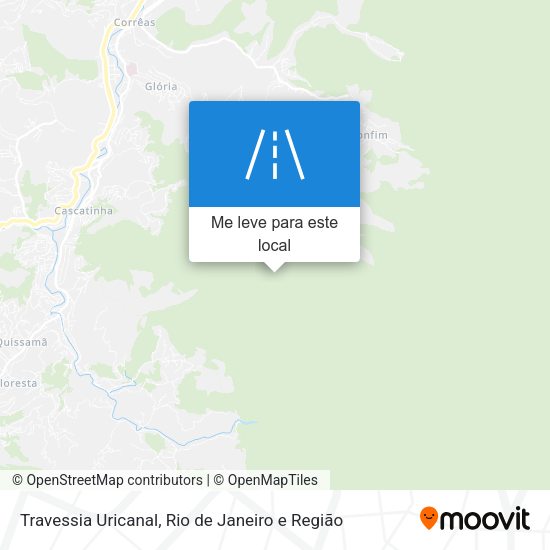 Travessia Uricanal mapa