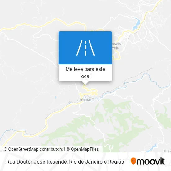 Rua Doutor José Resende mapa