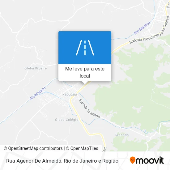 Rua Agenor De Almeida mapa