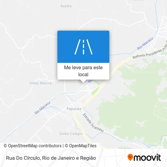 Rua Do Círculo mapa