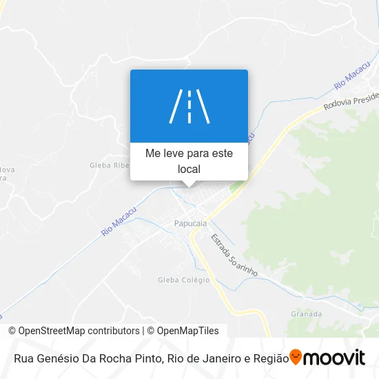 Rua Genésio Da Rocha Pinto mapa