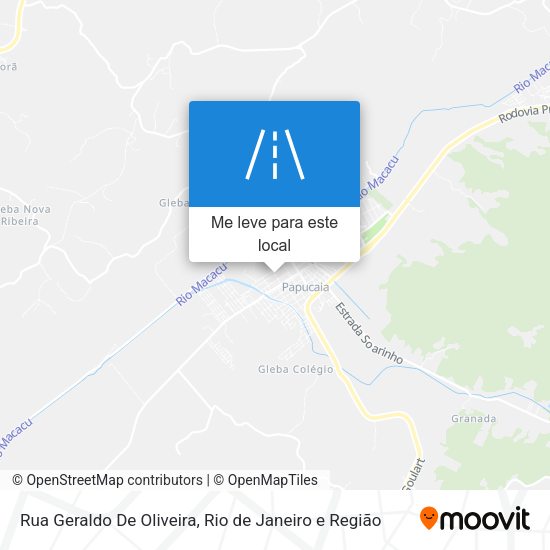 Rua Geraldo De Oliveira mapa
