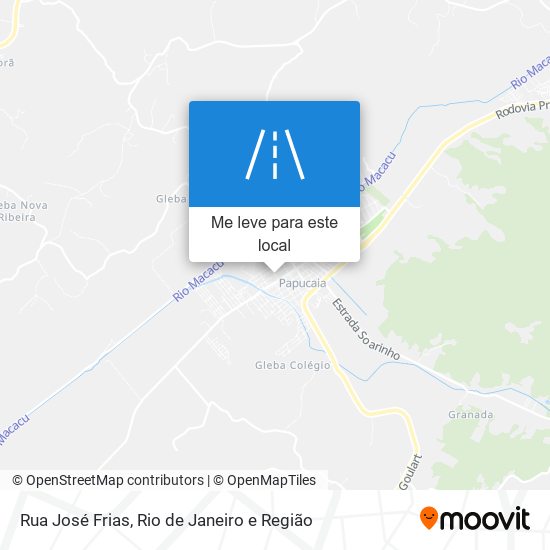 Rua José Frias mapa