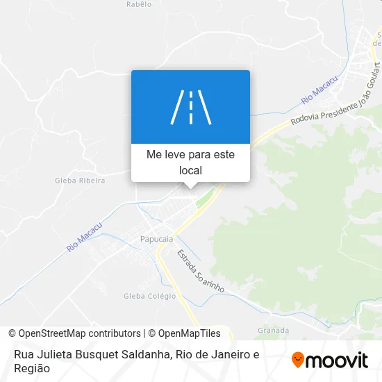 Rua Julieta Busquet Saldanha mapa