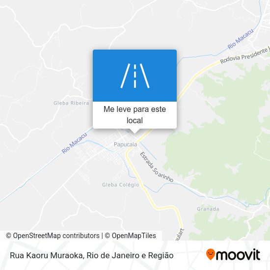 Rua Kaoru Muraoka mapa