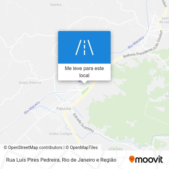 Rua Luís Pires Pedreira mapa