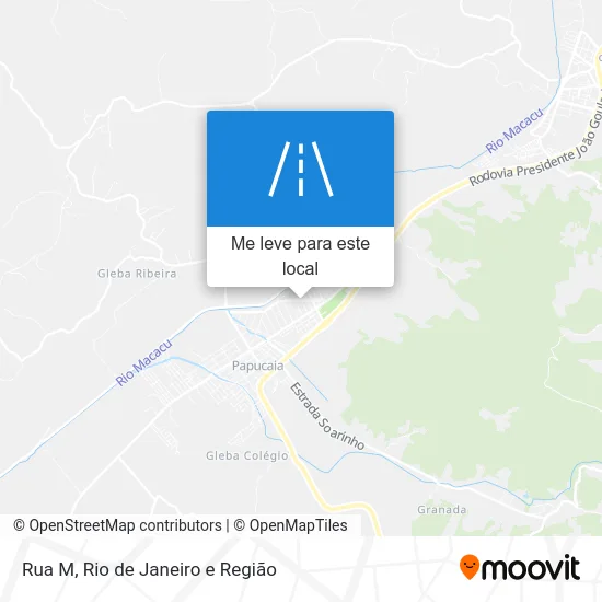 Rua M mapa